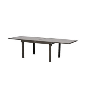 Table de salle à manger extérieure moderne, extensible, légère et durable en aluminium avec plateau extensible pour 6/8 personnes, usage hôtelier - Product Image 1