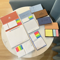 Bloc-notes autocollants personnalisés pour hôtel, bureau, école, papeterie, notes adhésives pour bloc-notes promotionnels A5 en vrac