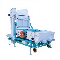 Vertikaler Luftschleier-Schwerkrafttisch Vibrationsgrader Integrierte Getreidereinigungsmaschine für Mais, Weizen und Sorghum