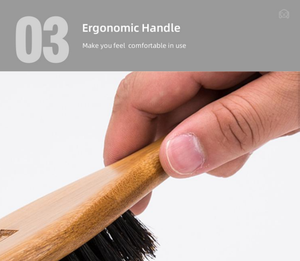 트루러브 도매 친환경 가벼운 애완동물 털 제거 브러시 대나무 간편 세척 휴대용 롱 플러시 강아지 고양이 그루밍 - Product Image 4