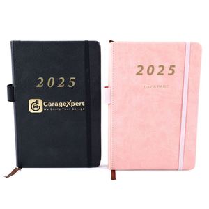 2025 Promotional High Quality Multicolora5 Pu Soft Leather Customized Business <b>Notebook</b> Gift <b>Set</b> Journals Planner Diary - Product Image 1