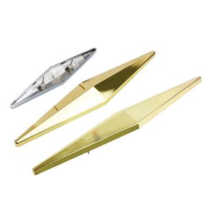 WINSTAR, precio de fábrica, plástico plateado, 300mm, soporte de sofá para manija de Silla, tapicería dorada, accesorios de muebles de plástico - Product Image 1