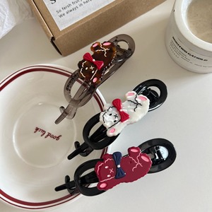 Dễ Thương Con Chó Thiết Kế Phẳng Xoắn Tóc Clip Thanh Lịch Trở Lại Đầu Phụ Kiện Tóc Cho Phụ Nữ Cô Gái Barrettes - Product Image 2