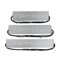 HUARON HRES 0-10V ETL Certified IP67 Waterproof Aluminum Case AC-DC Power Converter 220V Input 12V/24V Output LED Lighting
