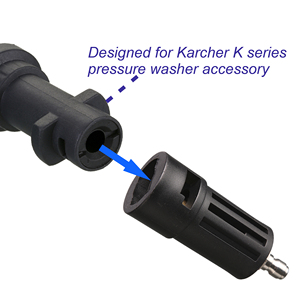 Adaptateurs <span class=keywords><strong>de</strong></span> pistolet <span class=keywords><strong>de</strong></span> nettoyeur haute pression 1/4 remplacement <span class=keywords><strong>de</strong></span> raccords <span class=keywords><strong>de</strong></span> prise <span class=keywords><strong>de</strong></span> connexion rapide pour <span class=keywords><strong>Karcher</strong></span> - Product Image 3