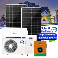 Climatiseur solaire Esun Stock All DC 1HP, 0,75 tonne, hors réseau, mini-split, système de climatisation solaire pour la maison