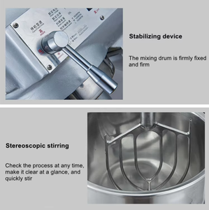 <span class=keywords><strong>Robot</strong></span> de cuisine multifonctionnel, mélangeur planétaire électrique 10-30L, usage domestique et commercial, appareil de boulangerie - Product Image 3