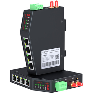 Routeur industriel 4G/5G RedCap avec emplacement pour carte SIM GSM, passerelle prenant en charge 1RS485 et 4 ports LAN, efficace via le protocole MQTT, 4G industriel - Product Image 1