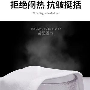 <b>Chef</b> Uniform Long Sleeve Cotton Work Coat For Restaurant Kitchen Staff White Black Red - Product Image 4