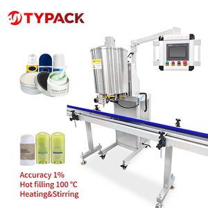 Máquina de llenado automático TYPACK con calentamiento y mezcla para bálsamos sólidos, velas perfumadas y desodorantes en barra, llenadora en caliente para bálsamos antitranspirantes. - Product Image 1