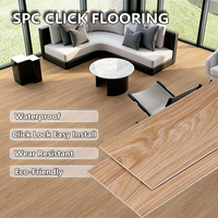 Revêtement de sol en plastique SPC HANLI 5,0 mm, aspect carrelage, pour magasin de détail, antidérapant, durable, utilisation en intérieur, largeur personnalisée