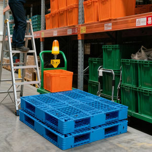 משטחי רשת דו צדדי פלסטיק, 1400*1200*150 מ "מ, המשמשים למחסני סופרמרקט ומשטחים תעשייתיים מוגבה במפעל - Product Image 5