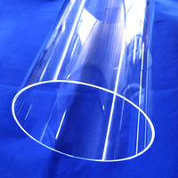Tube en quartz transparent de grand diamètre, tube en verre de quartz 1000mm 900mm 800mm 700mm 600mm 50mm pour photovoltaïque