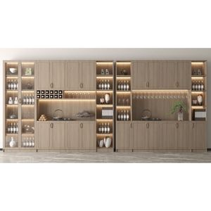 중국의 고품질 현대 디자인 와인 캐비닛 천연 등나무 캐비닛 및 가정용 가구의 현대 고급 제조업체 - Product Image 6