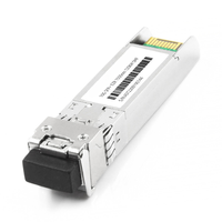 Modul 10G SFP+ SMF Duplex LC 1310nm 10km Transceiver Serat Optik Industri