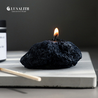 Venta al por Mayor de Velas Aromáticas Decorativas Hechas a Mano con Piedras de Meteorito, Regalo de Recuerdo para Cumpleaños y Festividades para Hombres