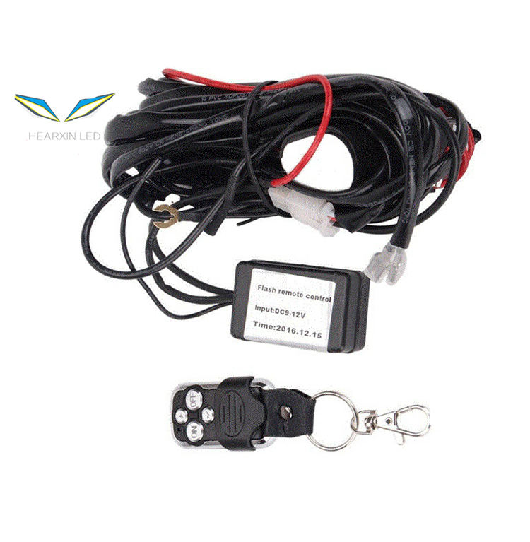Terisass 2m 2 In 1 LED Light Bar Strobe Wiring Harness Kit India - Foto 8