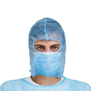 Cagoules d'hygiène non tissées PP <span class=keywords><strong>sans</strong></span> <span class=keywords><strong>latex</strong></span> Cagoules chirurgicales Cagoules jetables de protection de maquillage avec boîtier élastique - Product Image 4