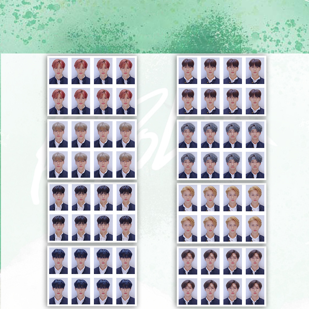 KPOP EPEX Member One Inch Personal ID Photo Cards Baekseung Keum