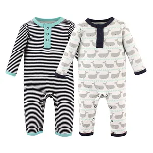 OEM Knit Baby Romper Baby Romper Set 5 Pieces Baby Long Ribbed Romper