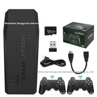 Console de Jeu Rétro Mini U-Box TV M8 Sans Fil pour Lecteur Vidéo HD MP4, Extension Carte TF, Arcade PS1