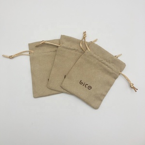 Da Lộn Túi Đồ Trang Sức Bao Bì Quà Tặng Tùy Chỉnh Nhỏ Dây Rút Đồ Trang Sức Suede Pouch - Product Image 2