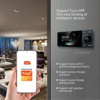 SIXWGH mise à niveau de luxe 10 pouces panneau de commande pour maison intelligente Tuya WiFi Zigbee Gateway App musique de fond vocale barre multi-scénarios