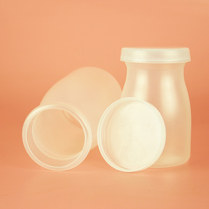 120ml 150ml 200ml di plastica <span class=keywords><strong>Yogurt</strong></span> bottiglie di imballaggio per uso alimentare PP parete singola stile con diametro 90mm per <span class=keywords><strong>Yogurt</strong></span> - Product Image 2