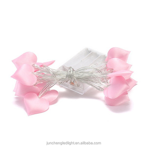 La ghirlanda di fata a Led a batteria di vendita calda ama la <span class=keywords><strong>luce</strong></span> della stringa dell'interno a forma di cuore per il matrimonio della camera da letto della ragazza di natale - Product Image 3