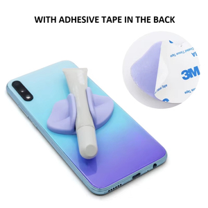 Étui de téléphone auto-adhésif porte-rouge à lèvres, porte-lèvre en silicone réutilisable pour femmes transport quotidien - Product Image 4