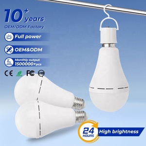 High Performance Portable Camping Night Market 7W 9W 12W 15W <strong>Rechargeable</strong> Light E27 B22 Emergency LED <strong>Bulb</strong> - Product Image 1