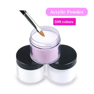 Polvo Acrílico para <span class=keywords><strong>Uñas</strong></span> 2025 Nueva Tendencia <span class=keywords><strong>de</strong></span> Moda Color Básico Blanco Transparente Rosa Natural con Brillantina Gran Tenacidad Sin Efecto Mármol - Product Image 4