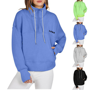 Vêtements pour femmes de haute qualité sweat-shirt vierge personnalisé pour femmes sweat-shirt à capuche à fermeture éclair de qualité supérieure vente en gros - Product Image 5
