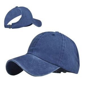 Personalized Sunproof Ponytail Half <b>Top</b> Baseball Hat Custom logo Women's Sports Hat Summer Solid Color Baseball Hat - Product Image 2