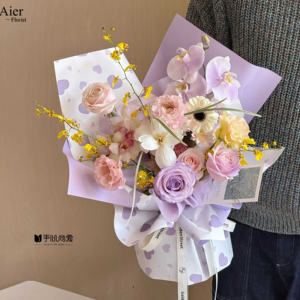 एयर्फ्लोरिस्ट नए डिजाइनर वैलेंटाइन के दिन का प्रेम डिजाइन, फूलों के लिए फूलों के गुलदस्ता पेपर वाटरप्रूफ - Product Image 5