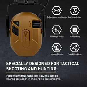 Наушники для защиты слуха, электронные защитные наушники для стрельбы, тактические наушники для стрельбы - Product Image 5