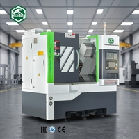 Torno Fresador CNC CK52P de Alta Rigidez con Guía Lineal de Taiwán, Torreta Motorizada y Bancada Inclinada de 0.01mm