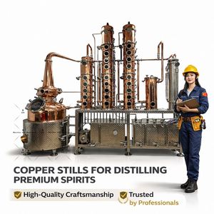 Columnas de reflujo de alambique de cobre multifuncionales, equipos de destilación híbridos, equipos para destilerías de ginebra - Product Image 2