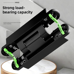 Нержавеющая сталь современный Невидимый трехмерный Регулируемый Гидравлический дверной шарнир мягкое закрытие бесшумное управление легко - Product Image 4