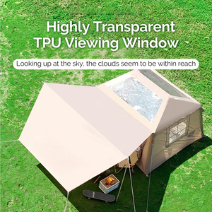 Factory Direct tente extérieure 2 en 1 pour 3 à 5 personnes <span class=keywords><strong>avec</strong></span> <span class=keywords><strong>extension</strong></span> d'auvent <span class=keywords><strong>abri</strong></span> de camping pour aventures en plein air camping - Product Image 3