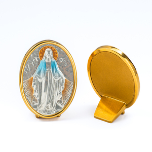 Figura Decorativa de la Virgen María Milagrosa GIVELUCK, Acero Inoxidable, Hecha a Mano, Personalizable, Artesanal, Espiritual, Religiosa, Venta al por Mayor - Product Image 1