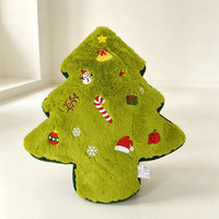 Coussin en peluche flocon de neige de Noël en polyester, rembourrage nanoparticules, hauteur 31-50cm, pour arbre de Noël, étoile, canapé, soutien lombaire domestique