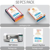 Film de protection UV mat personnalisé avec logo, 180*120mm, imperméable, pour machine de découpe de téléphones mobiles