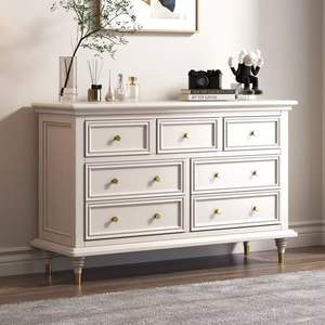 Commode <span class=keywords><strong>de</strong></span> rangement <span class=keywords><strong>de</strong></span> luxe moderne pour chambre à coucher française, commode <span class=keywords><strong>de</strong></span> salon, 9 tiroirs, bois massif, écologique, durable - Product Image 3