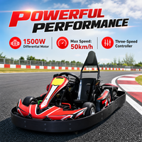 Karting Eléctrico para Centro de Entretenimiento con Voltaje Estándar de 72V, Tracción Diferencial y Carcasa Sólida Anticolisión