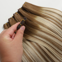 Extensions de cheveux humains de qualité supérieure, tissage Genius, double trame, lisses, naturels, brésiliens, vente en gros sur mesure en usine