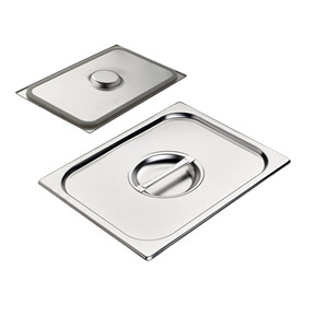 Couvercle de bac alimentaire GN 1/2 en acier inoxydable avec joint hermétique Inox Inox Macel - Product Image 1