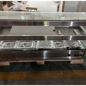 ตู้โชว์อาหารอุ่นร้อนแบบ Bain Marie 2 ชั้น ยี่ห้อ Restaurant Popular 1/1 GN พร้อมไฟส่องสว่าง - Product Image 3