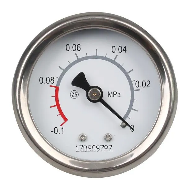 professional certification medical vacuum pressure gauge manometer