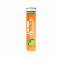Comprimés effervescents de calcium et vitamine D3 de qualité supérieure pour la vente en gros, contribuent à maintenir des os et des dents solides avec des comprimés de calcium et vitamine D3